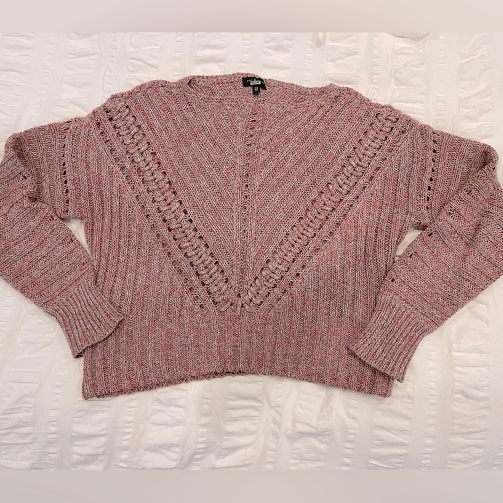 Rag & bone 100% cotton. Open knit marled sweater. XS.